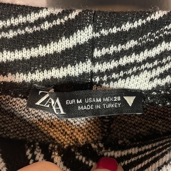 Zara marbled knit sweater pants - Picture 5 of 8